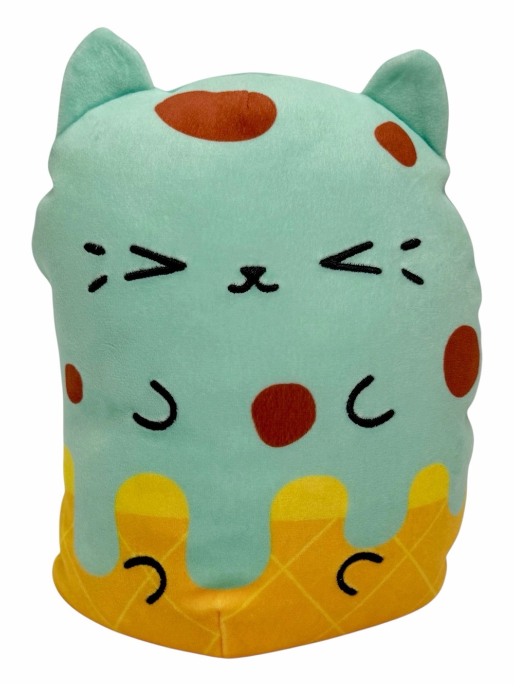 Cats Vs Pickles Mint Chippie Ice Cream Cat Jumbo Bean Bag Plush Stuffed Animal
